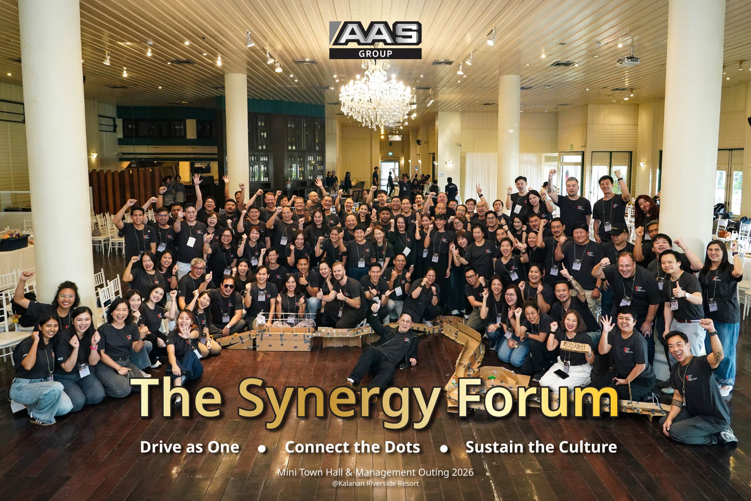 เอเอเอส กรุ๊ป สร้างพลังเชื่อมโยงผู้นำองค์กรให้เป็นหนึ่งเดียวผ่าน “The Synergy Forum” กับกิจกรรม Mini Town Hall & Management Outing 2026 ภายใต้แนวคิด “Drive as One, Connect the Dots, Sustain the Culture”